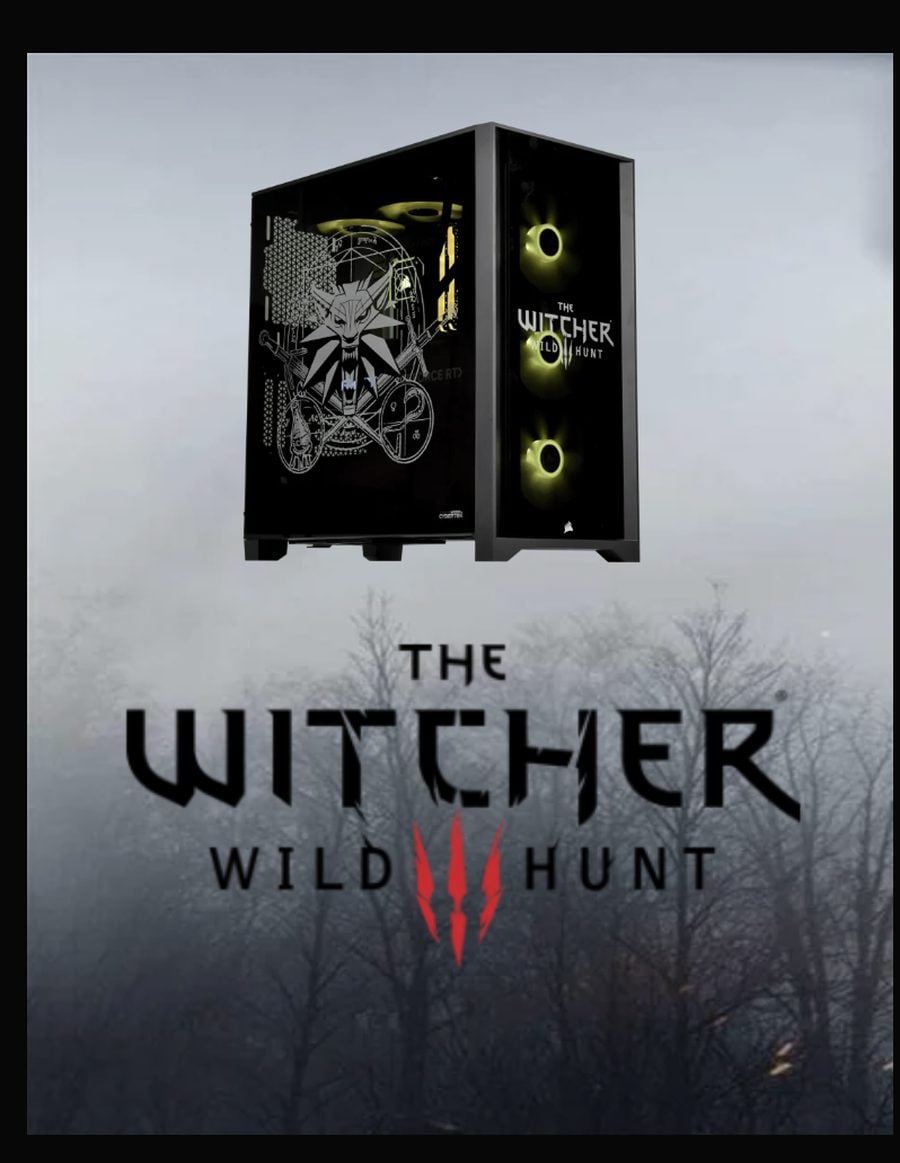 PC gravé, édition The Witcher 3: Wild Hunt