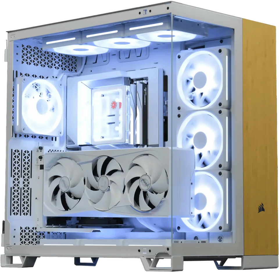 PC watercooling custom WHITE COFFEE