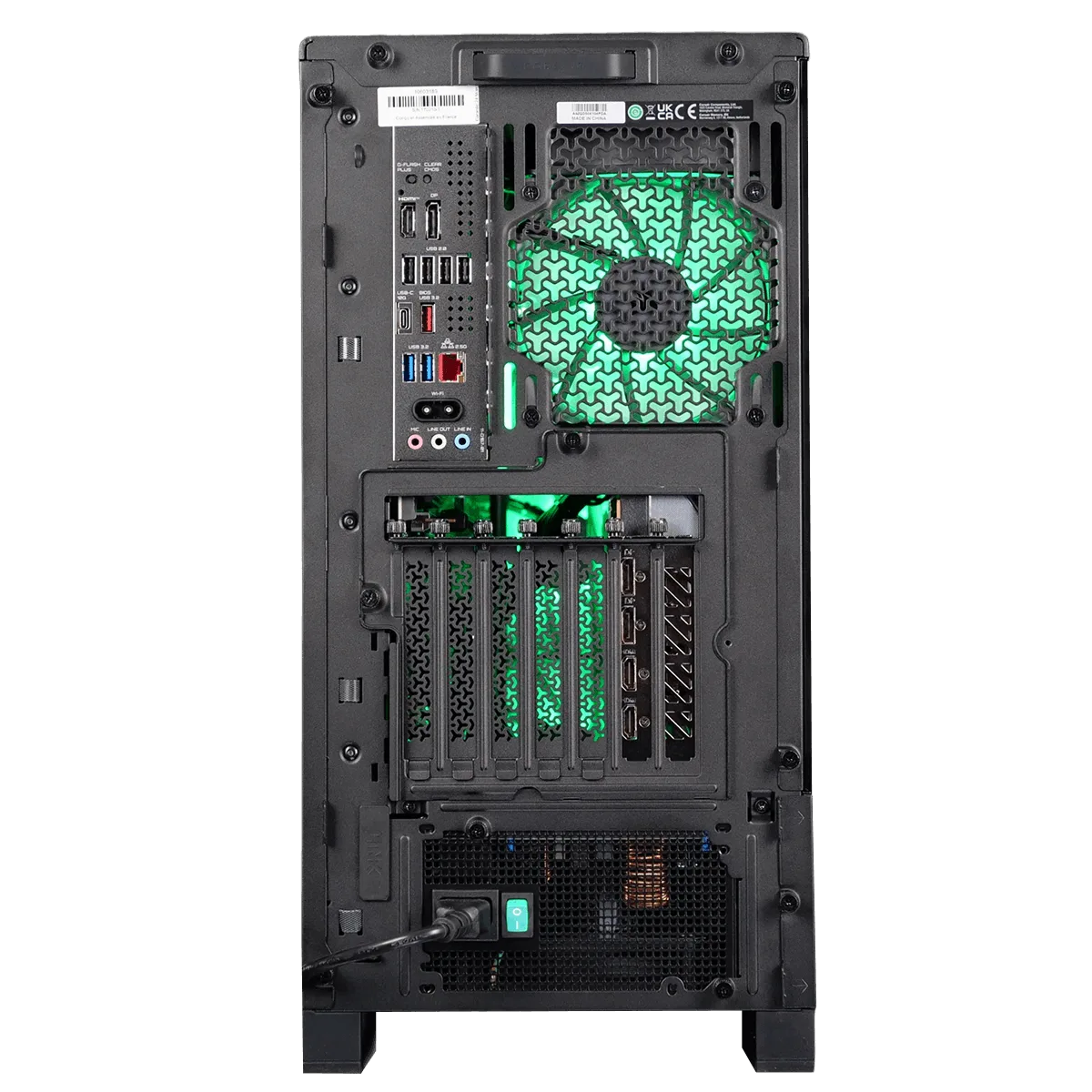 SAVAGE - 7800X3D/32Go/1To/9070XT WC, vue 6