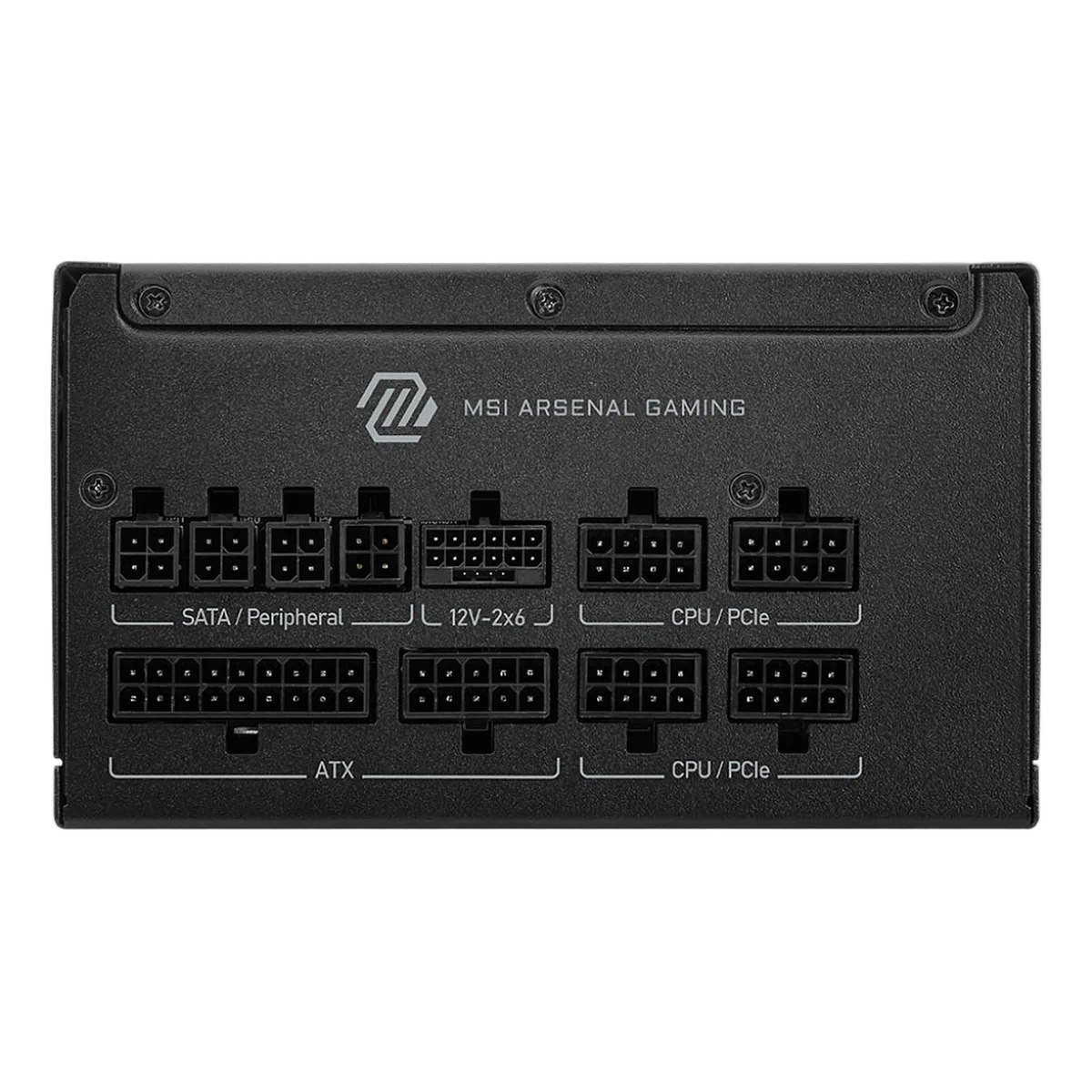 MSI ATX 750W - 80+ Gold - MAG A750GLS PCIE5 Noir, vue 3