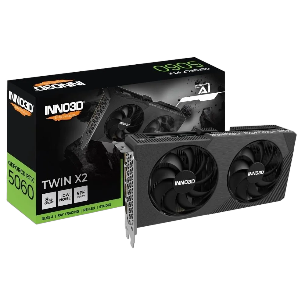 Inno3D GEFORCE RTX 5060 TWIN X2 V2, vue 1