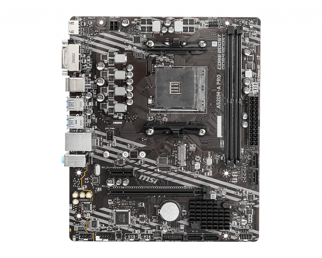 MSI A520M-A PRO-Seconde Vie, vue 5