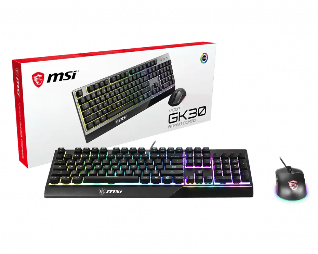 MSI Vigor GK30 COMBO, vue 2