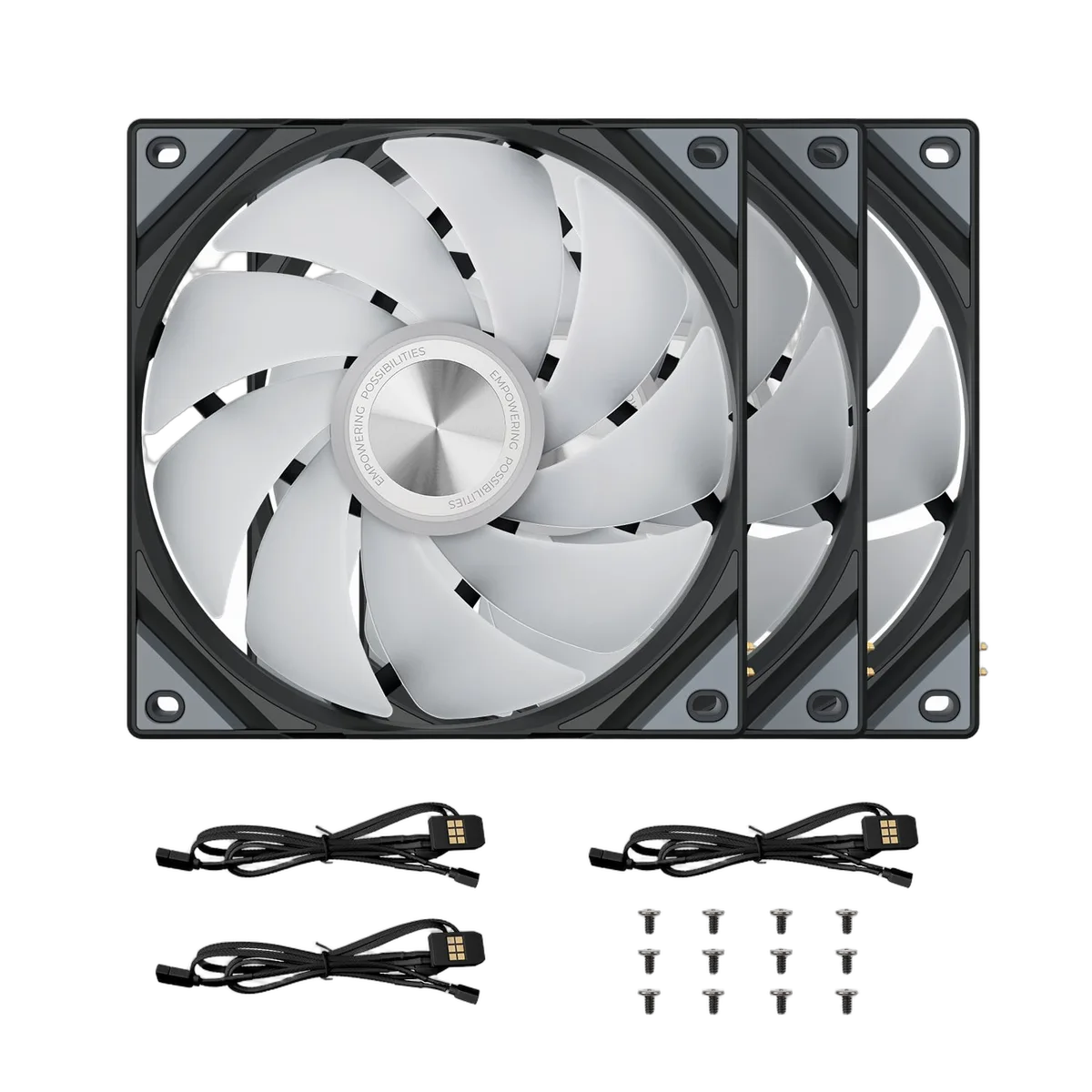 TRYX ROTA SL ARGB (Pack 3x120mm) - Noir, vue 6
