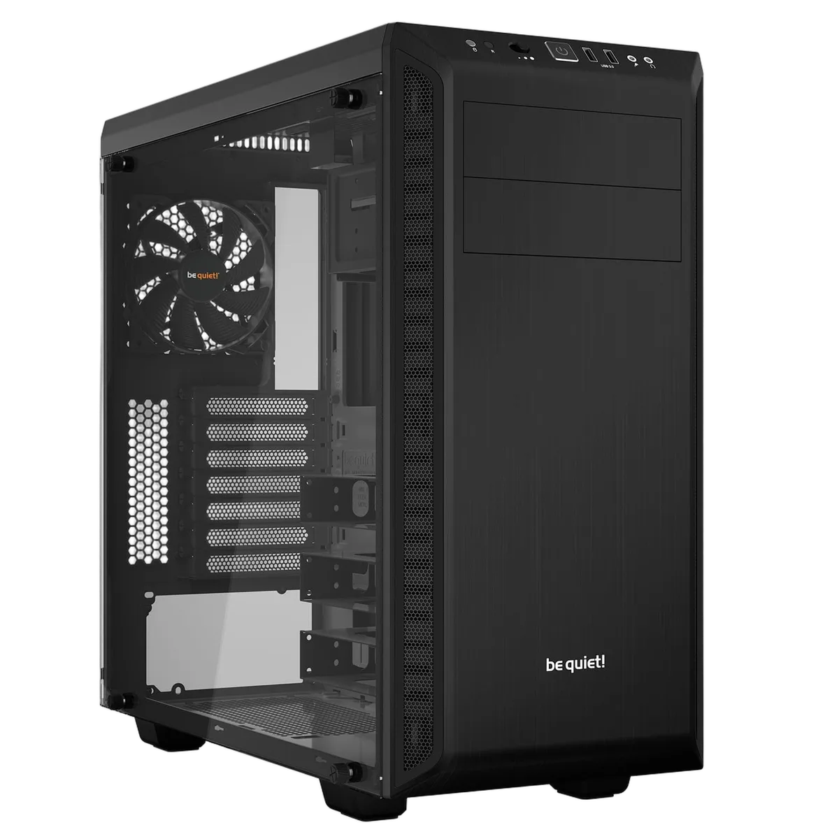 be quiet! Pure Base 600 Black Window - BGW21, vue 1