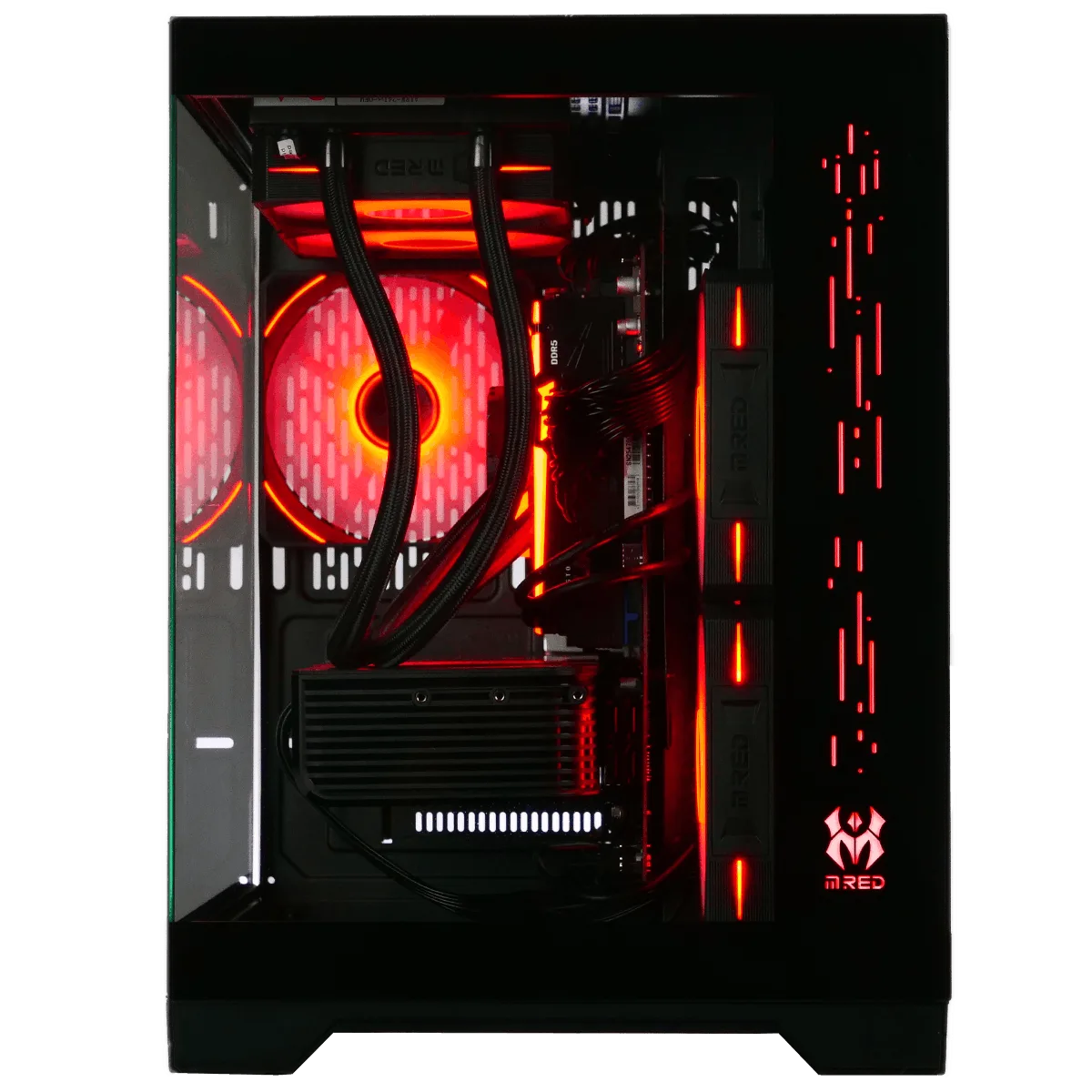 CRIMSON - R7-8700F/9060XT-16Go/32Go/1To, vue 4