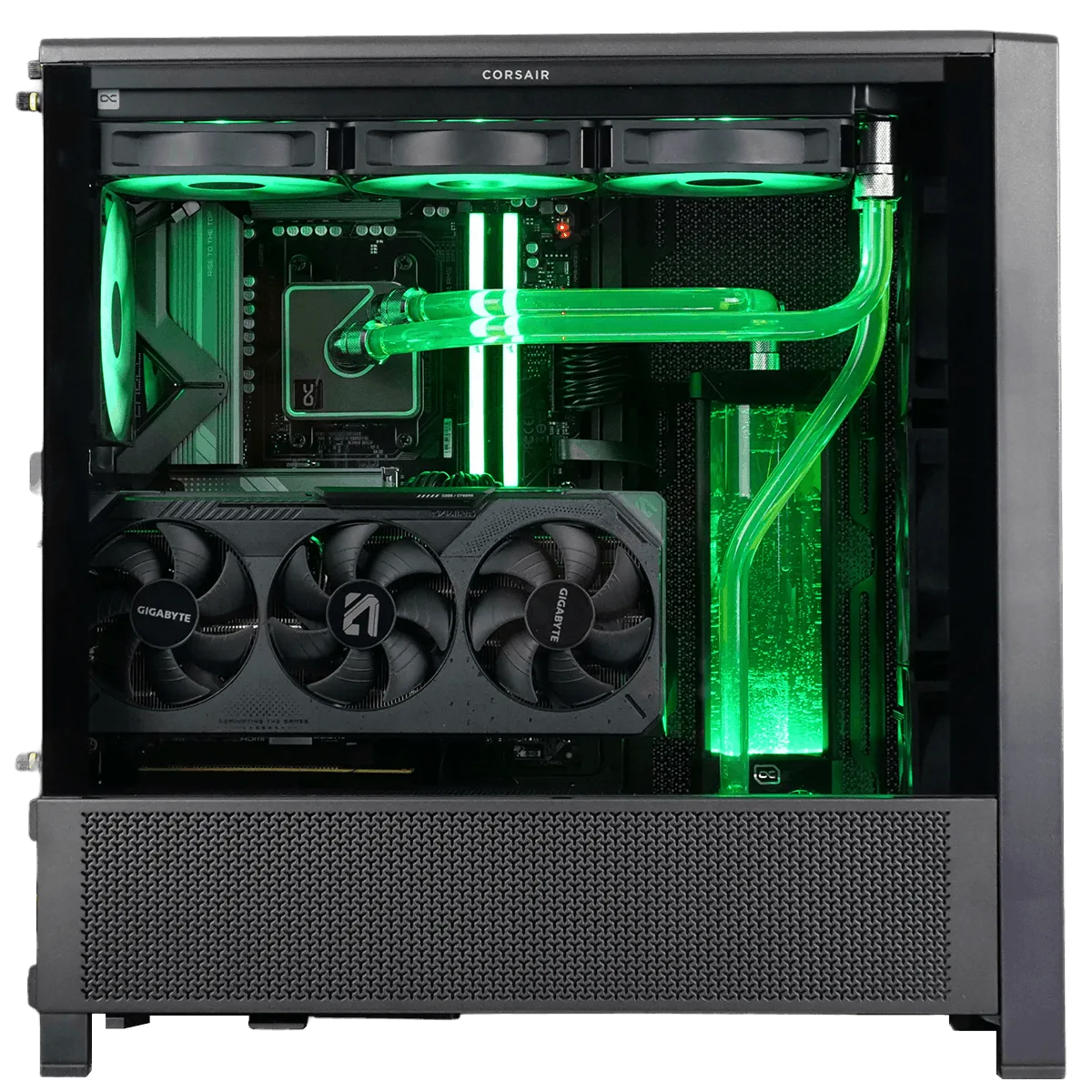 SAVAGE - 7800X3D/32Go/1To/9070XT WC, vue 2