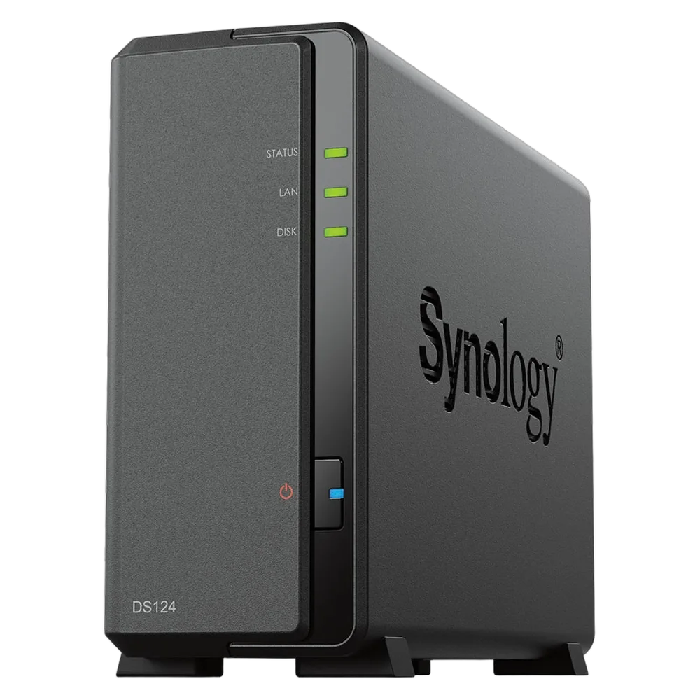 Synology DS124 - 1 Baie avec 1 disque de 4To, vue 3