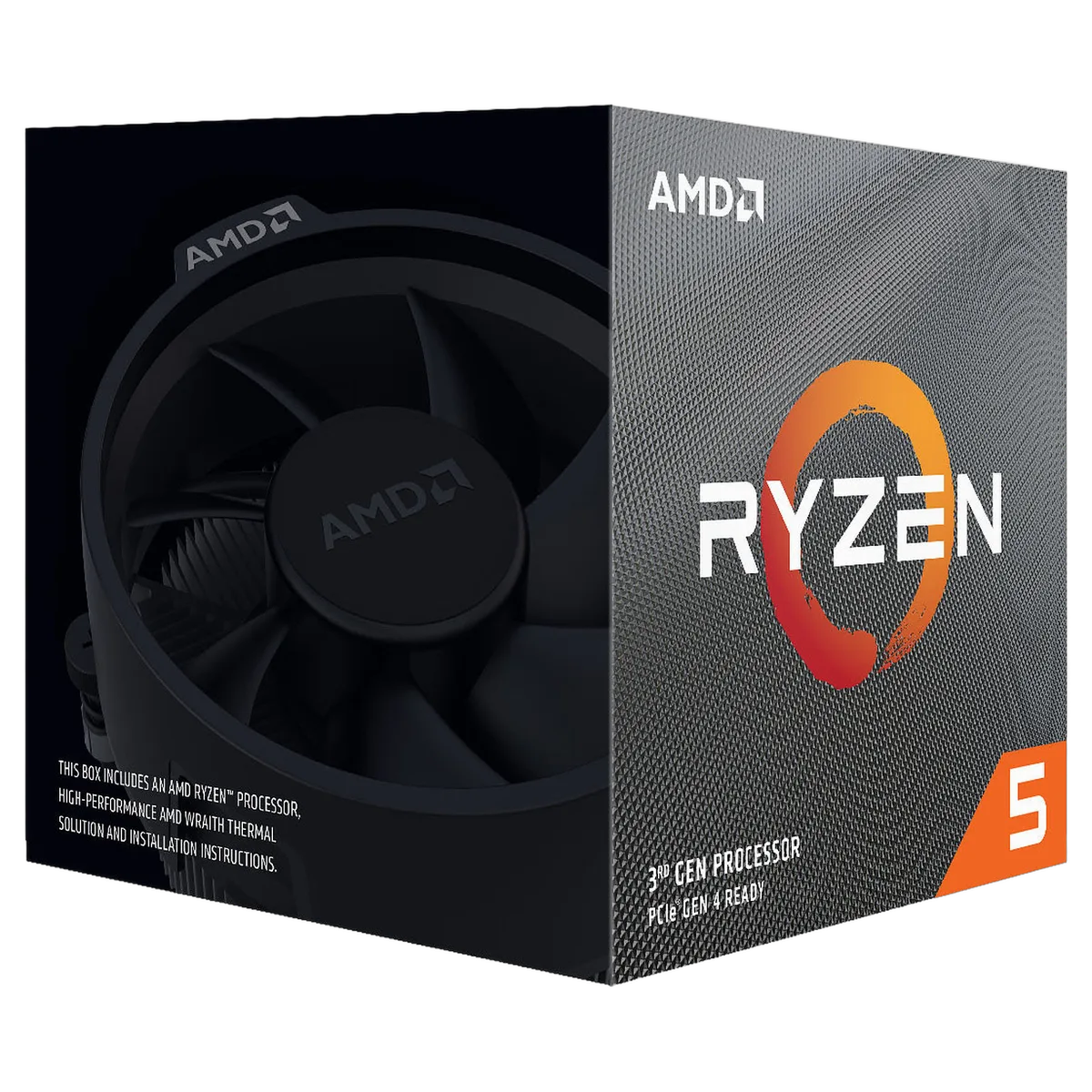 AMD Ryzen 5 3600 BOX, vue 3