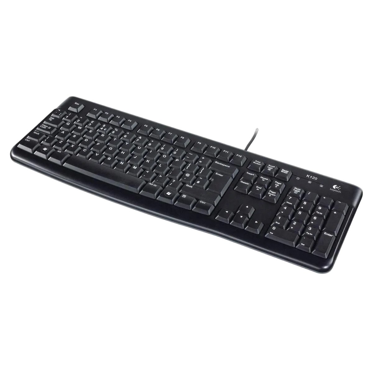 Logitech K120 OEM - Membrane/Filaire/Noir, vue 1