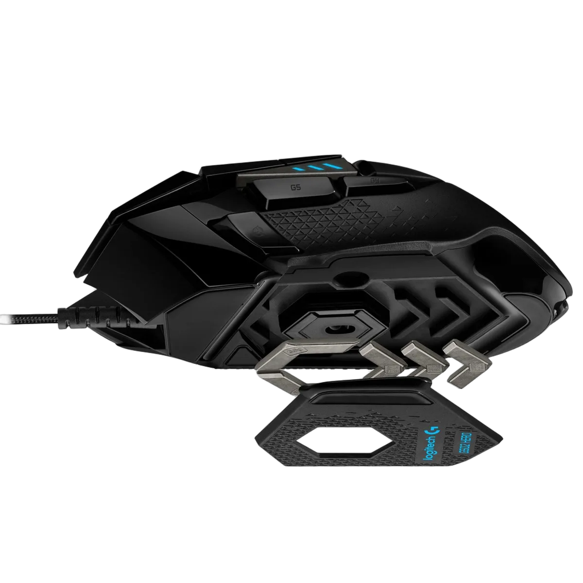 Logitech G502 Hero LightSync, vue 2