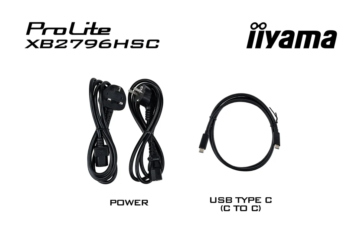 Iiyama Prolite XB2796HSC-B1 - 27" FHD 144Hz IPS Pivot USB-C PD 65W, vue 16