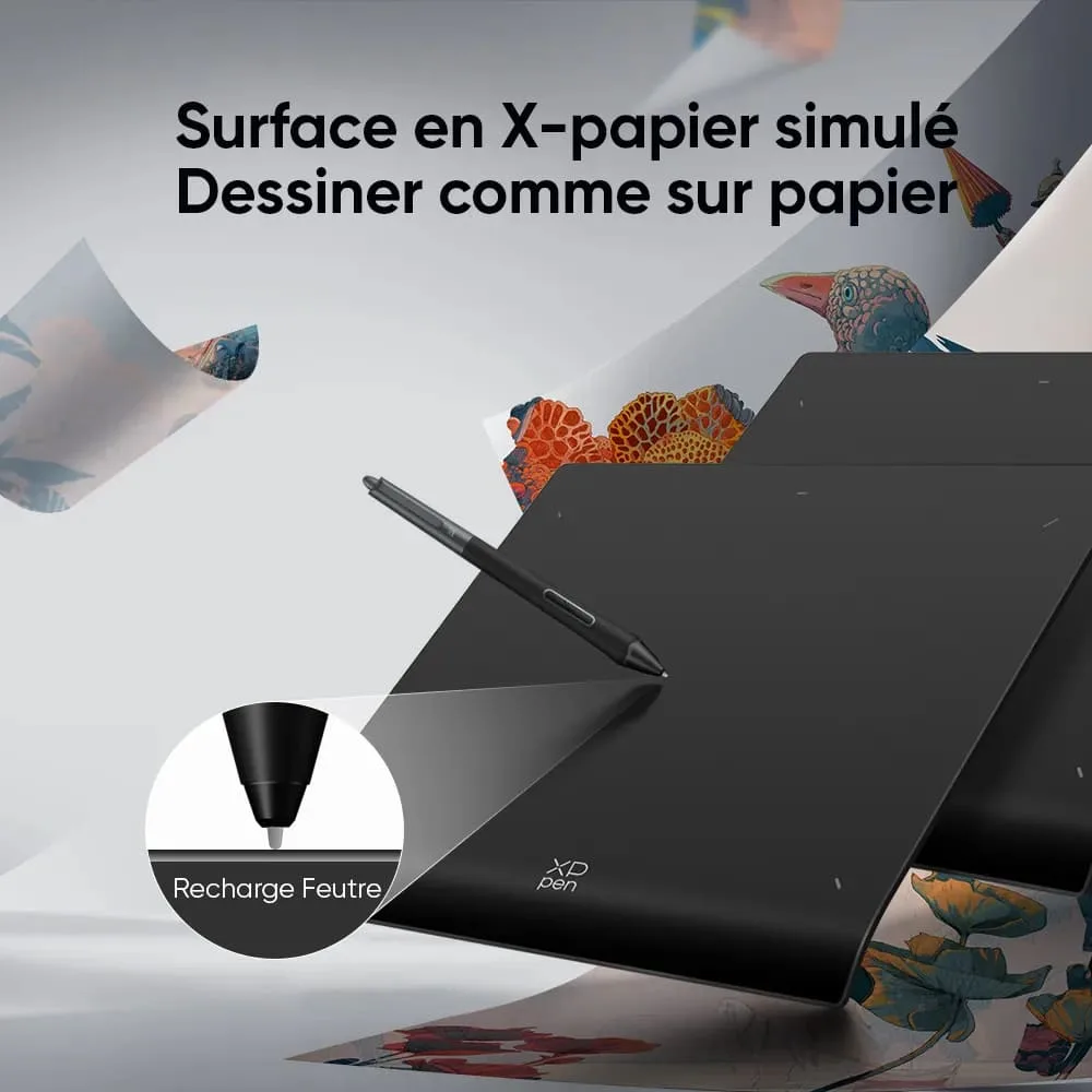 XPPEN Deco Pro MW Gen 2 MT0962B_ACK05 - 5080LPI 9" Noir, vue 5