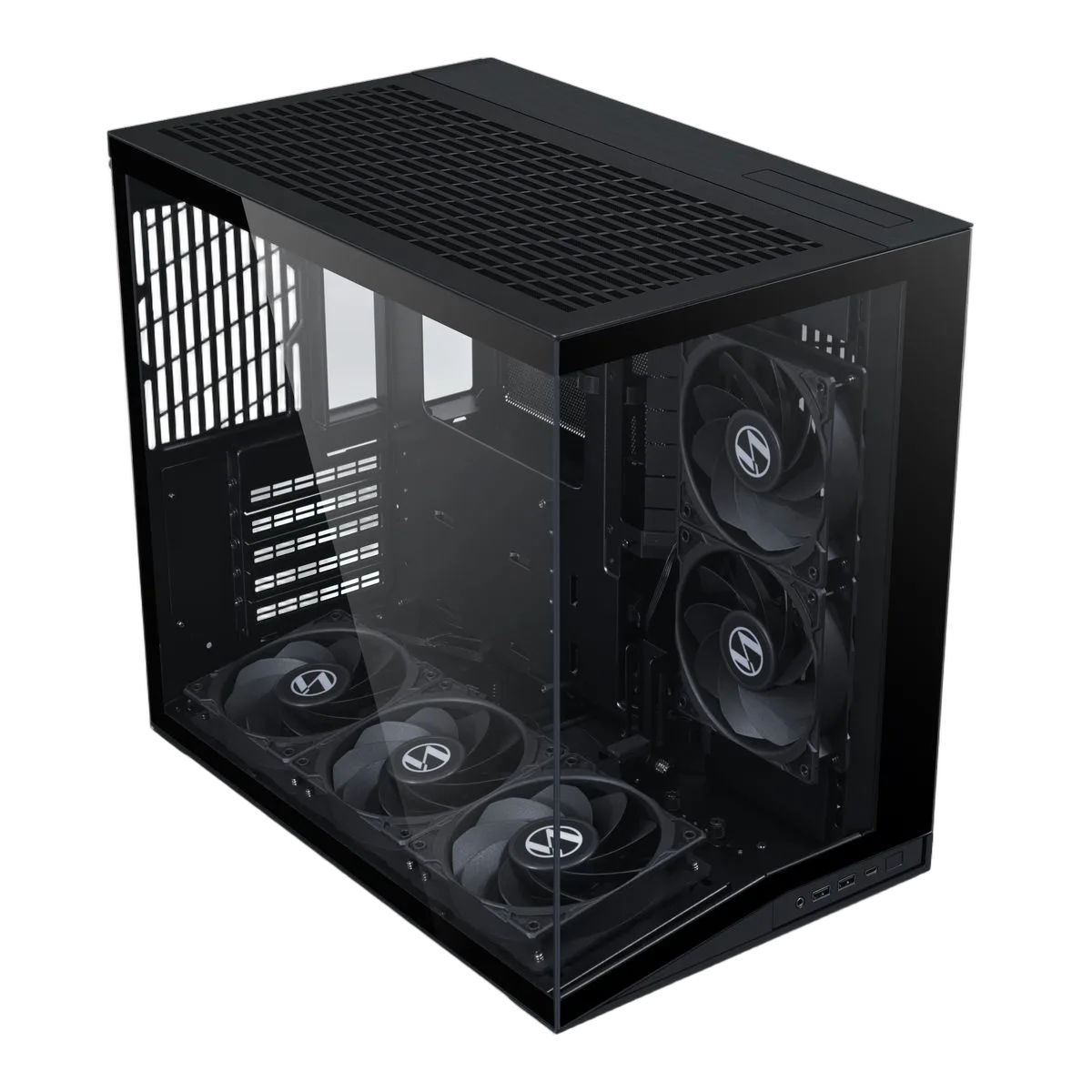 Lian-Li O11D Mini V2 Flow Noir - mT/Sans Alim/ATX, vue 4