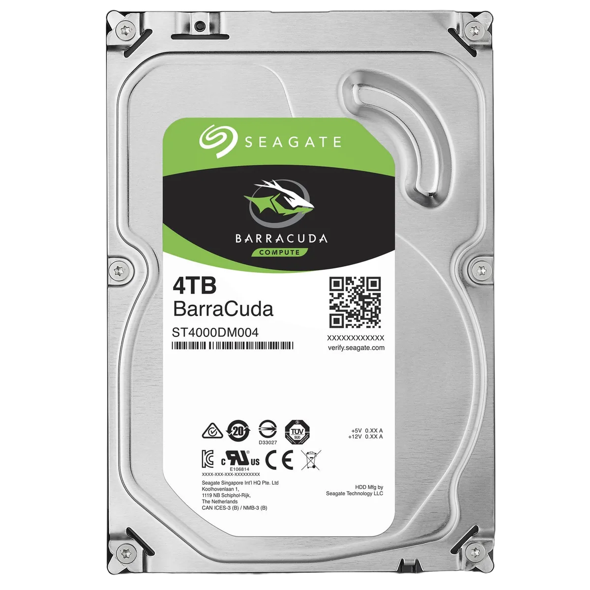 Seagate 4To BarraCuda - ST4000DM004, vue 1