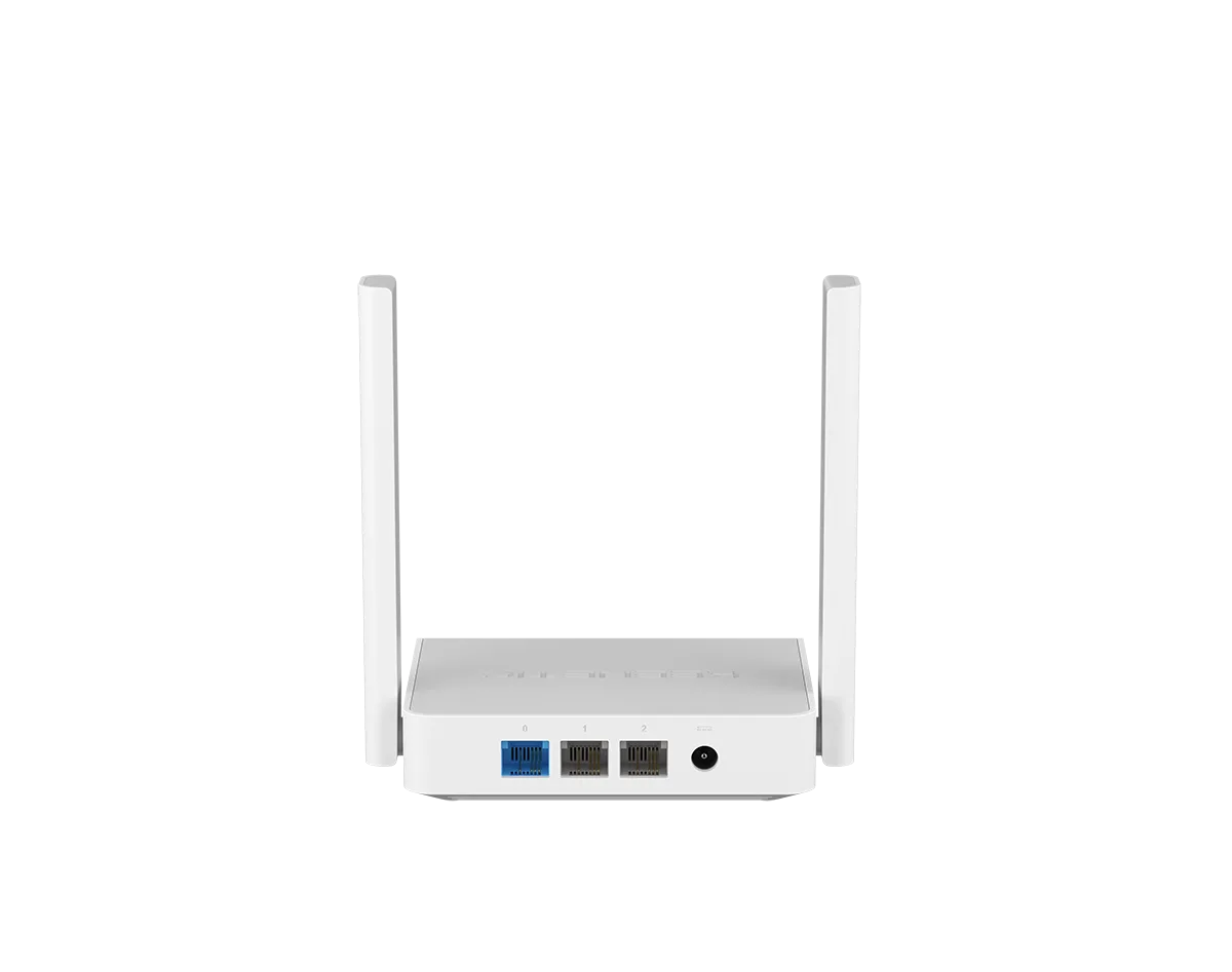 KEENETIC Starter - 4 ports Mesh Wi-Fi N300 - EU, vue 3