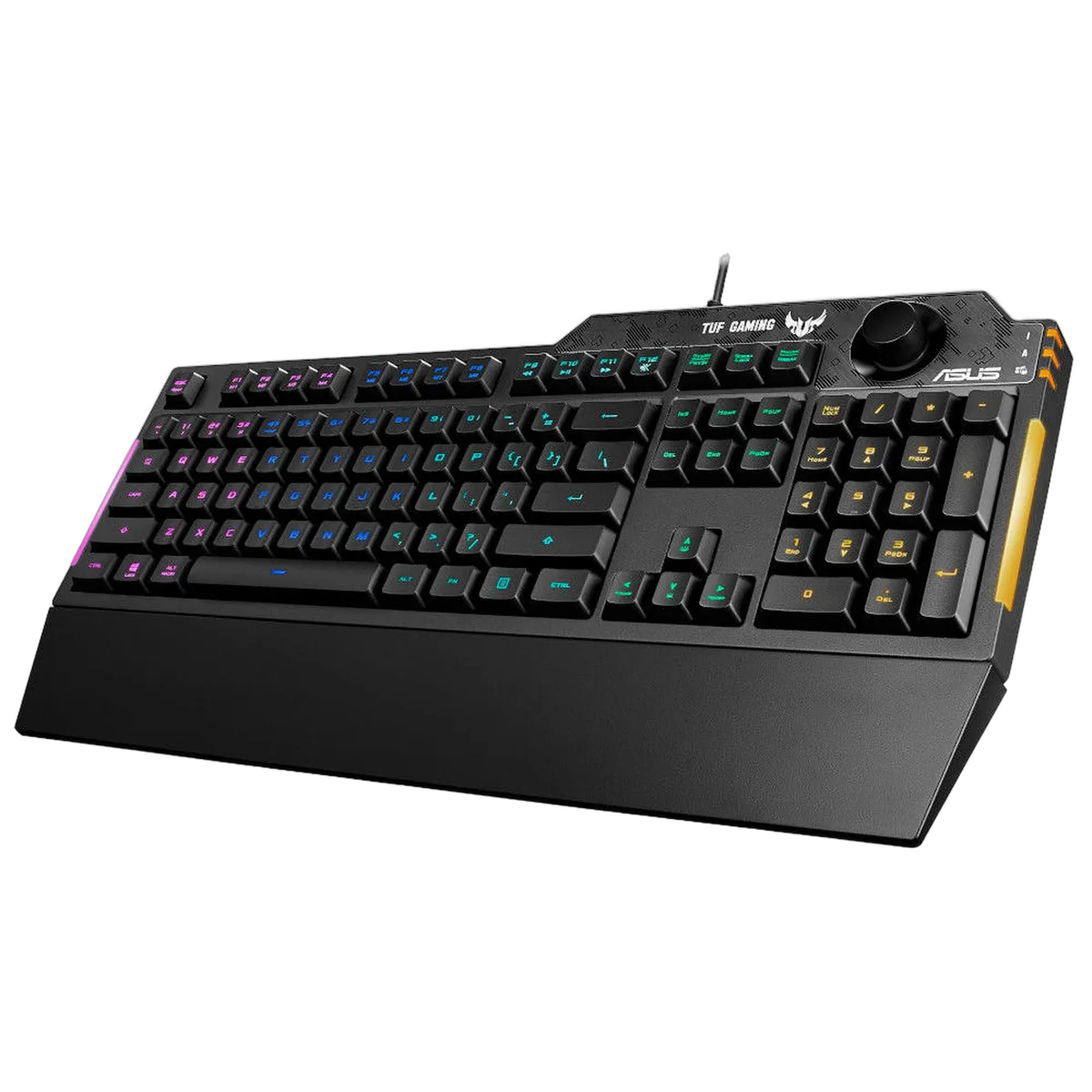 Asus TUF K1 - Membrane - Filaire - RGB - Noir, vue 3