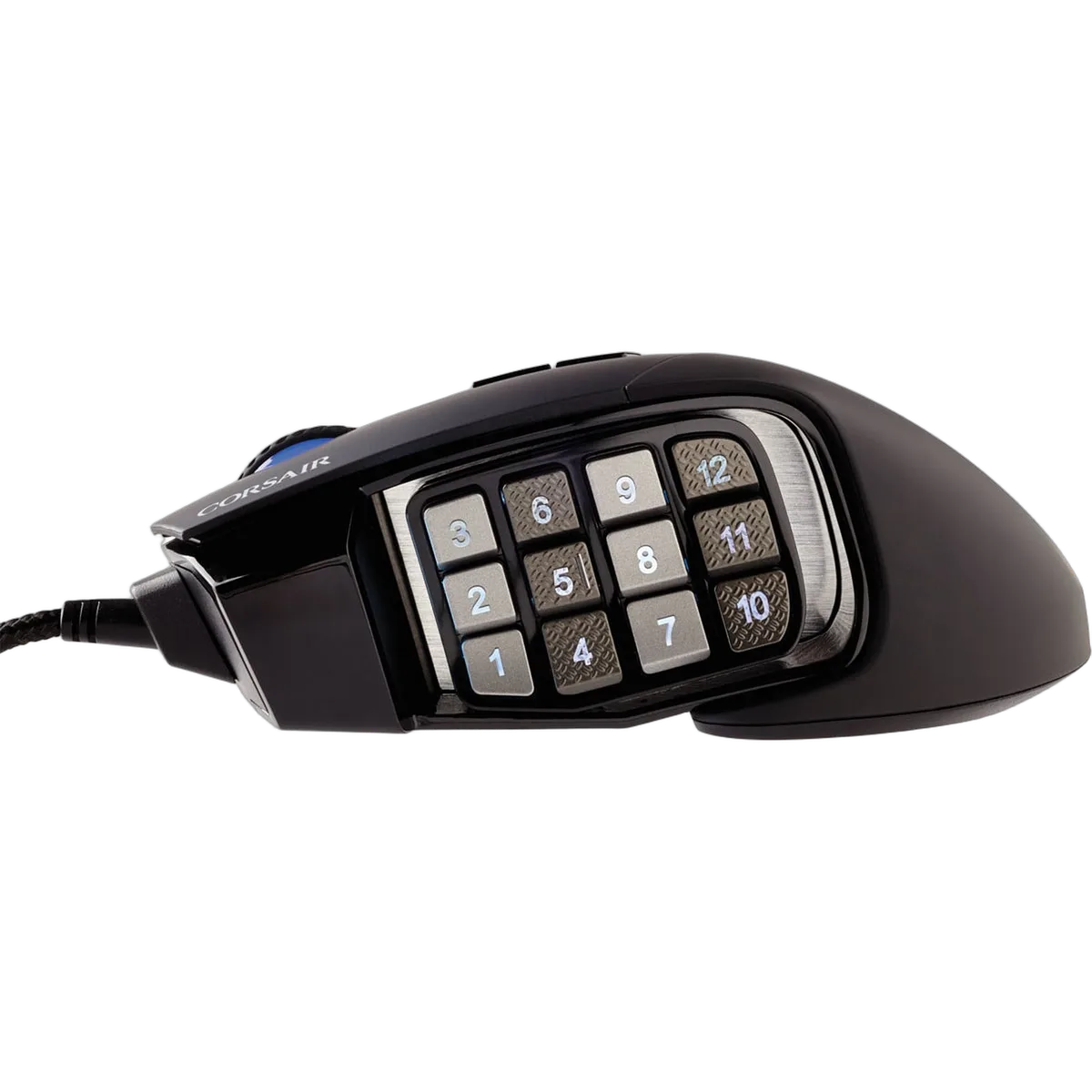 Corsair Scimitar Elite - Filaire - RGB - Noir, vue 3