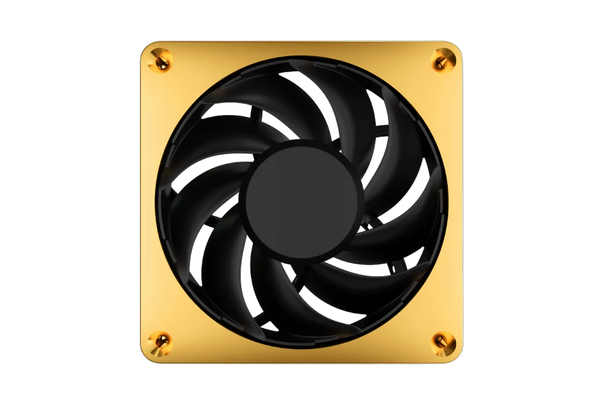 Alphacool Apex Stealth Metal 120mm - 3000rpm GOLD, vue 1