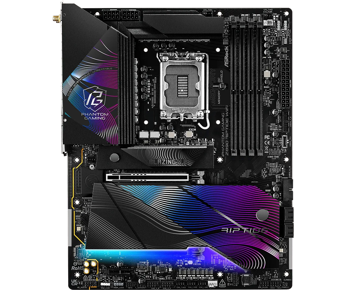 ASRock Z890 RIPTIDE WIFI, vue 3