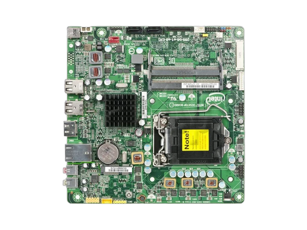 Intel BLKDH61AGL - H61/LGA1155/SO-DDR3/ITX Bulk, vue 1