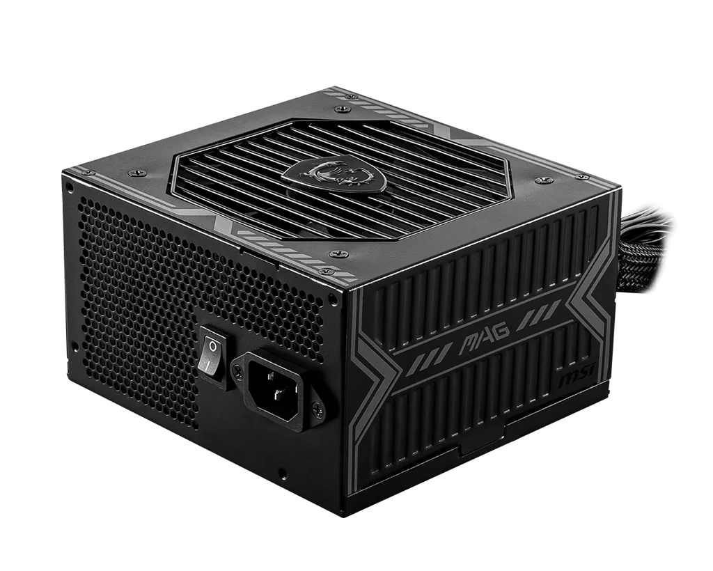MSI ATX 650W - 80+ BRONZE - MAG A650BN Noir, vue 5