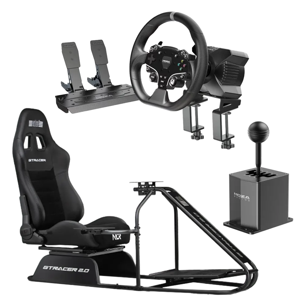 Moza Racing Ready To Race - NLR GT Racer V2 + Moza R3 + HGP, vue 1