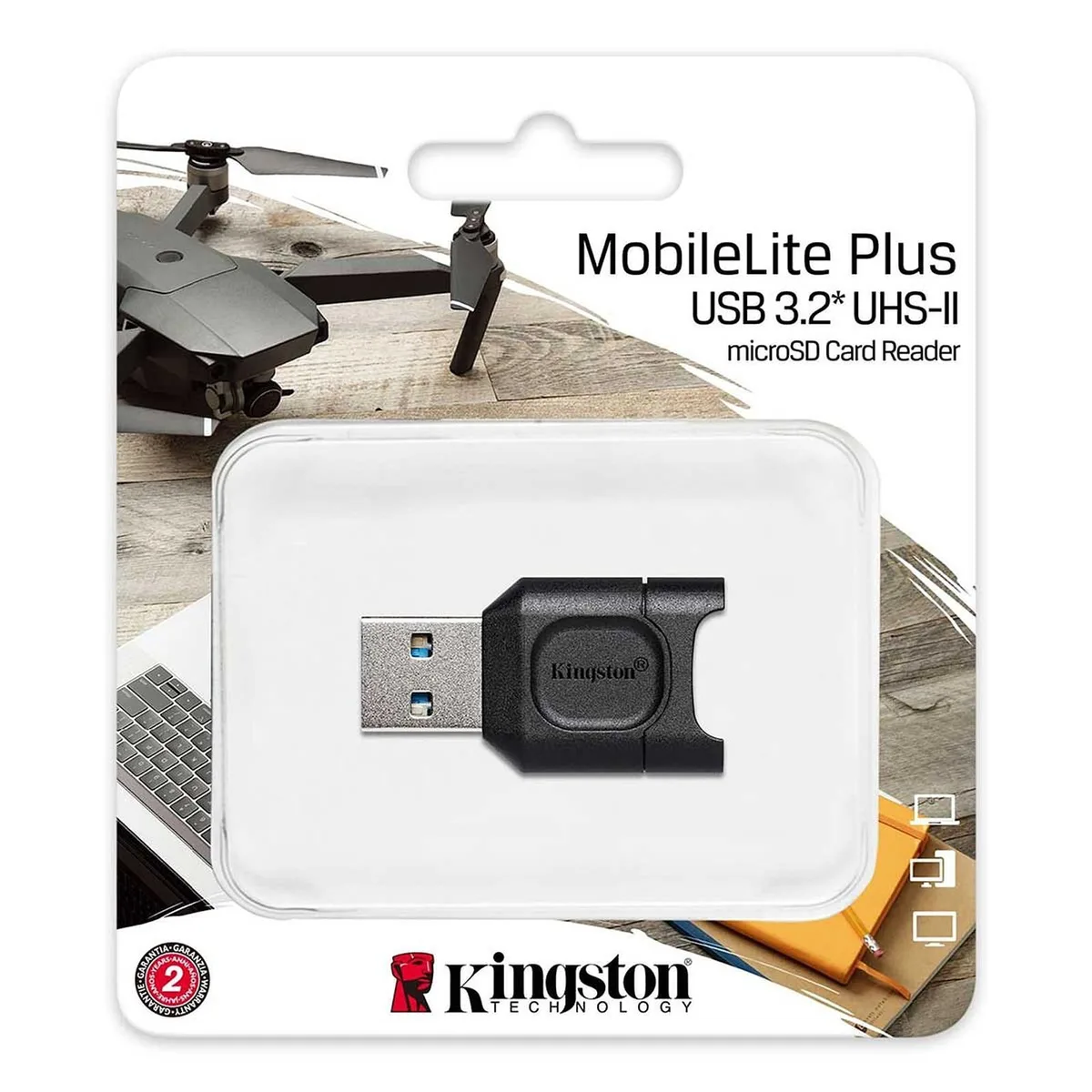 Kingston MLPM - MobileLite Plus - Lecteur MicroSD USB 3.2, vue 2
