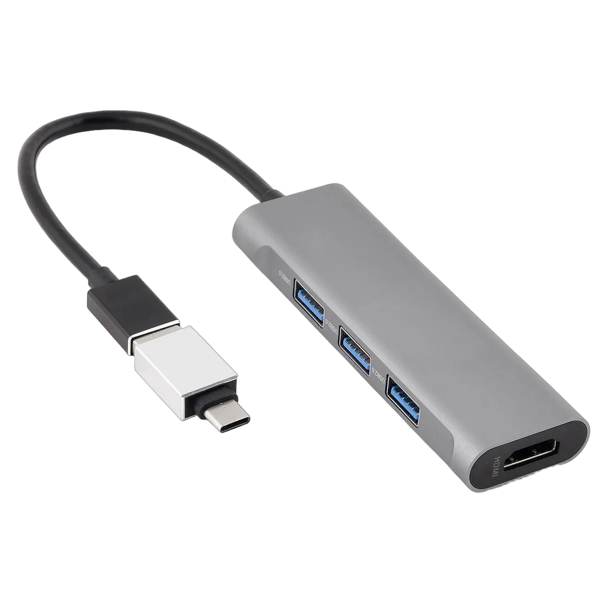 Bluestork 3 Ports USB 2.0 + HDMI, vue 1