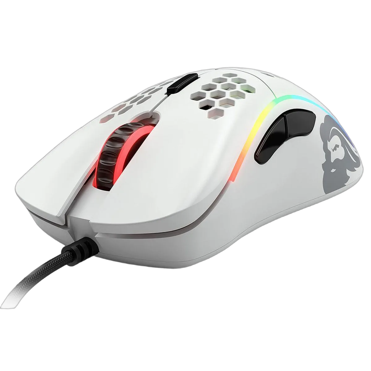 Glorious Model D - Filaire - RGB - Blanc, vue 4