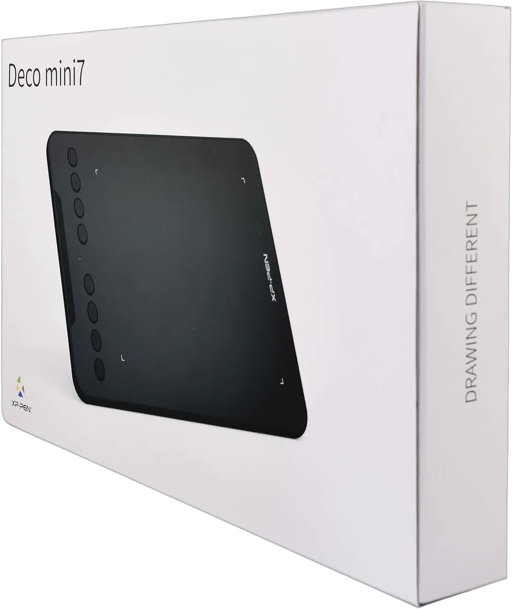 XPPEN DECO Mini7 V2 - 5080LPI 7" Noir, vue 3