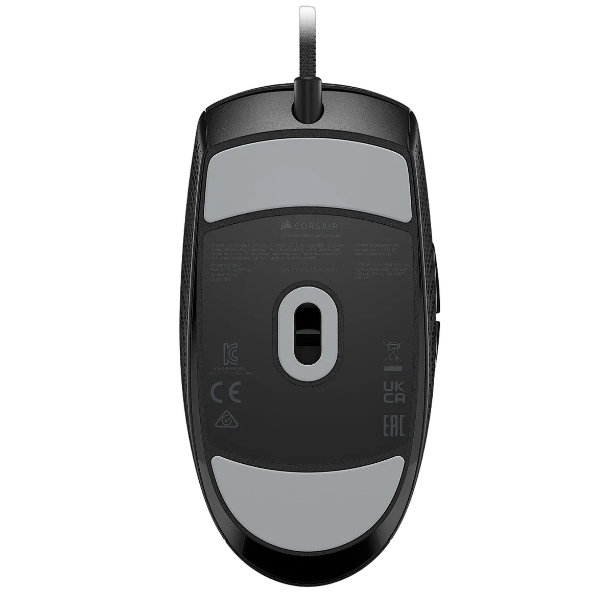 Corsair M55 - Filaire - Noir, vue 3
