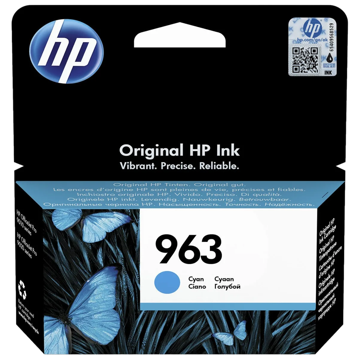 HP Cartouche 963 - Cyan, vue 1