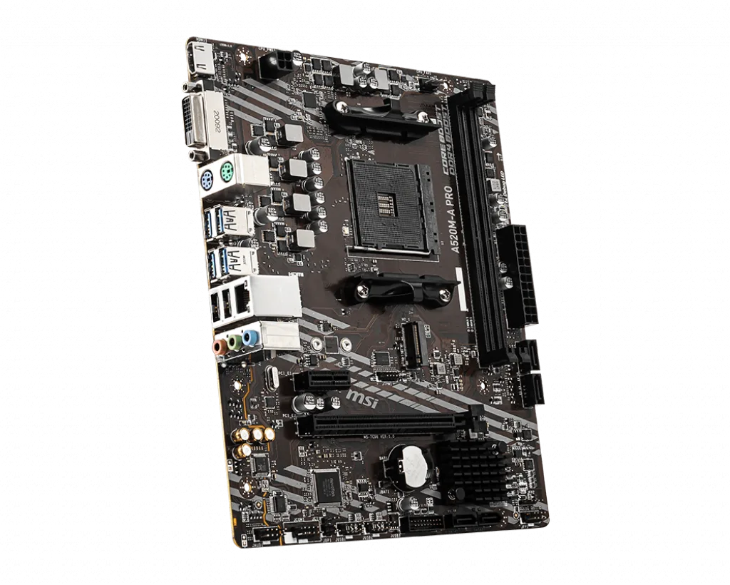 MSI A520M-A PRO-Seconde Vie, vue 3