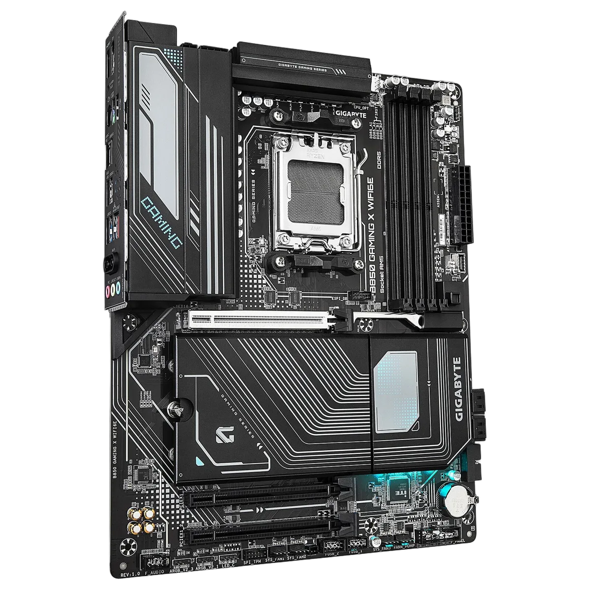Gigabyte B850 GAMING X WIFI6E, vue 3