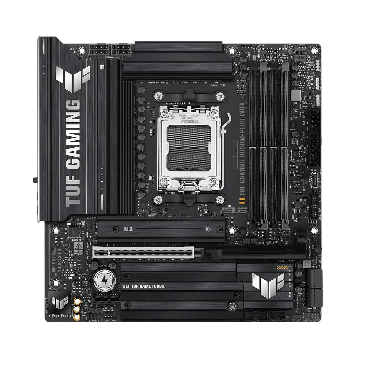 Asus TUF GAMING B850M-PLUS WIFI, vue 2