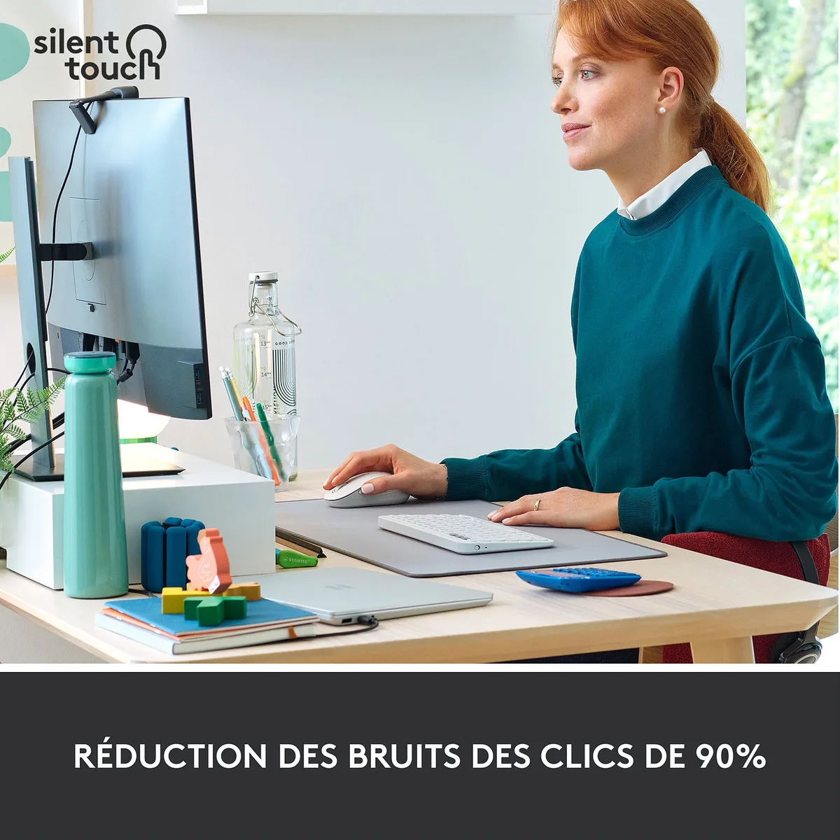 Logitech Signature M650 - Sans-Fil - Blanc, vue 4