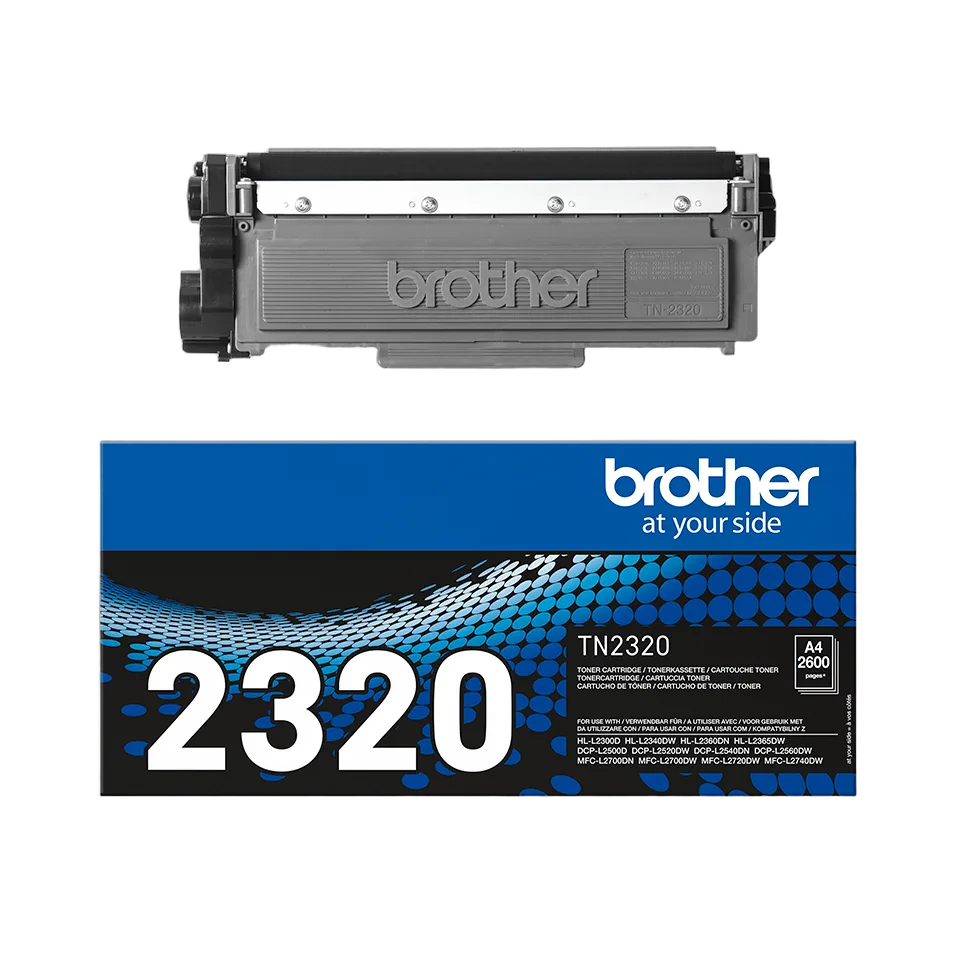 Compatible Brother Toner Noir TN2320, vue 1