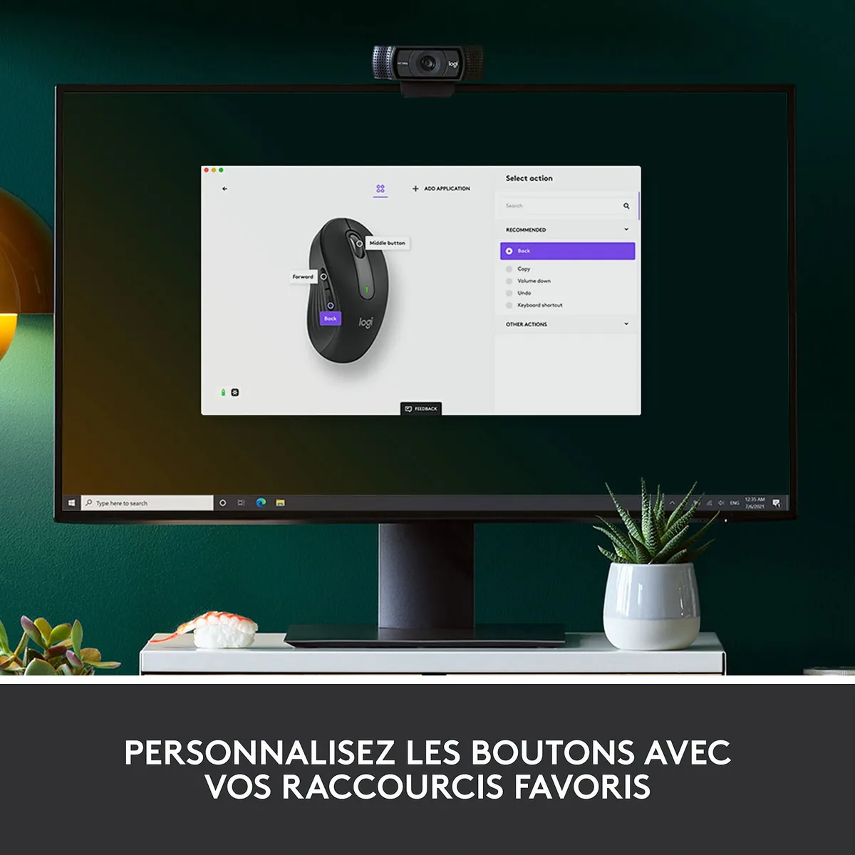 Logitech Signature M650 L - Sans-Fil - Graphite, vue 3