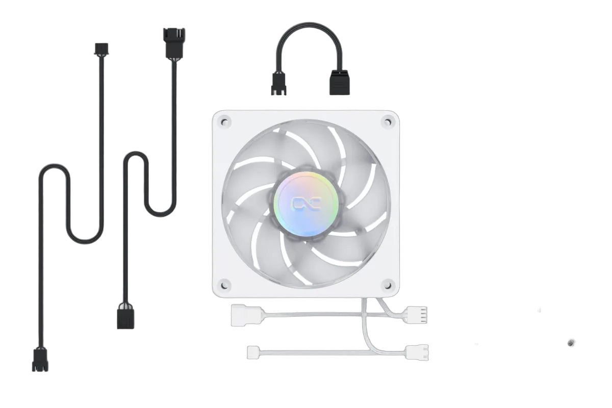 Alphacool Apex Stealth Metall Aurora 120 - Blanc, vue 4