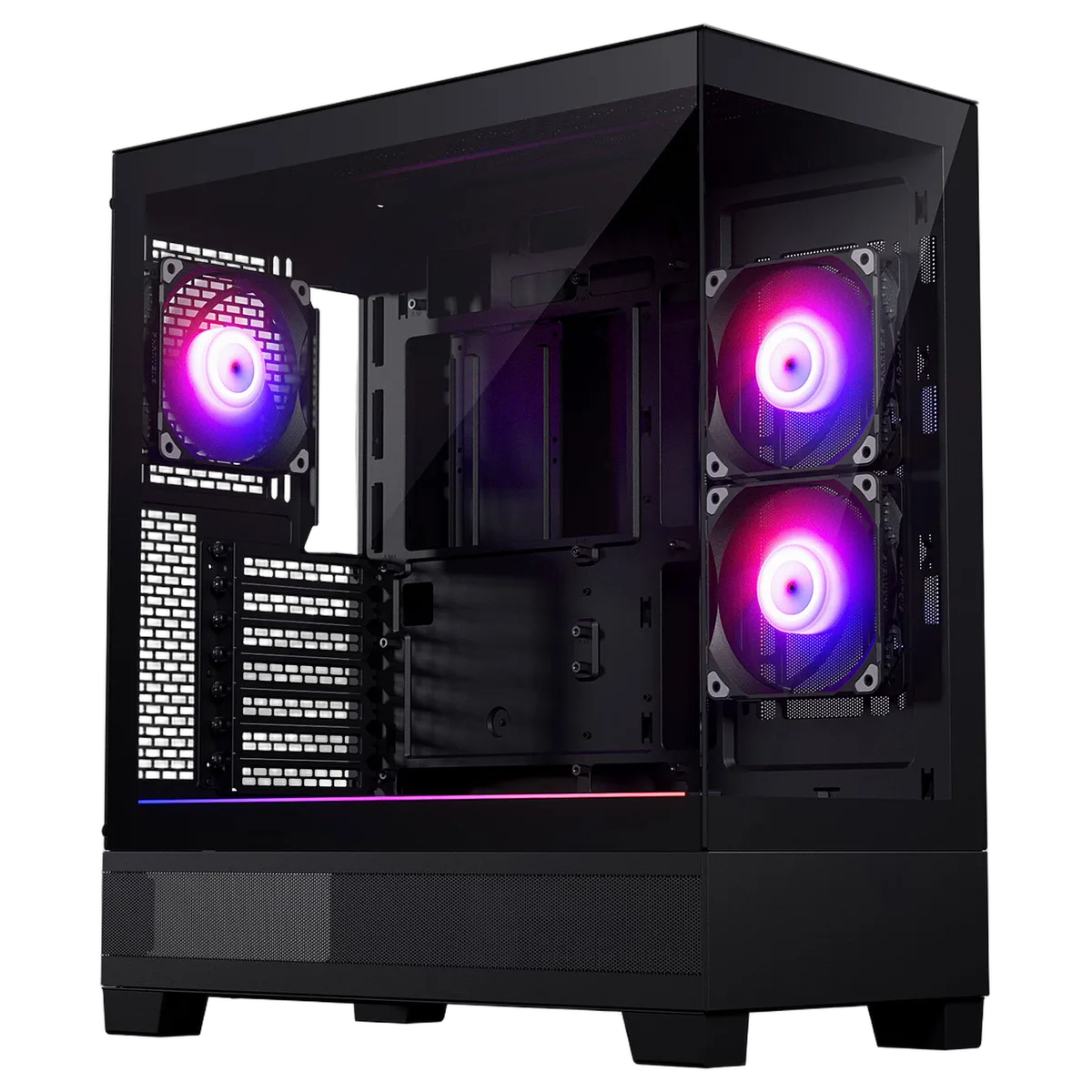 Phanteks XT View - MT/E-ATX/SansAlim - Noir, vue 1