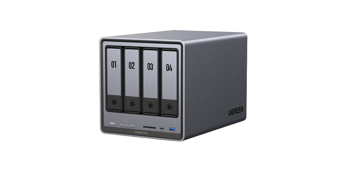 UGREEN DXP4800 Plus - 4 Baies, vue 1