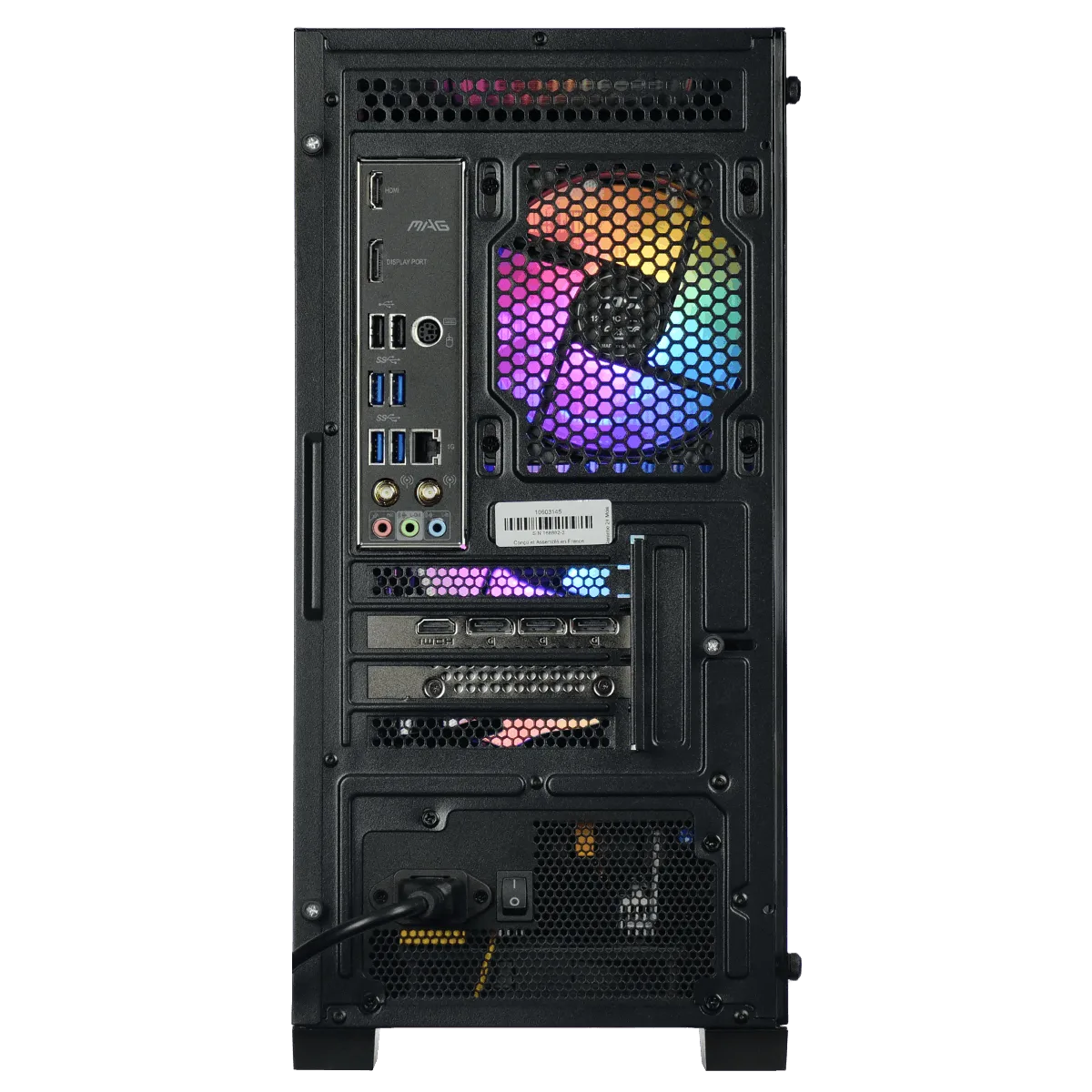 LITTLE RAPTOR - R5-5500/5060Ti-8G/16Go/500Go, vue 6