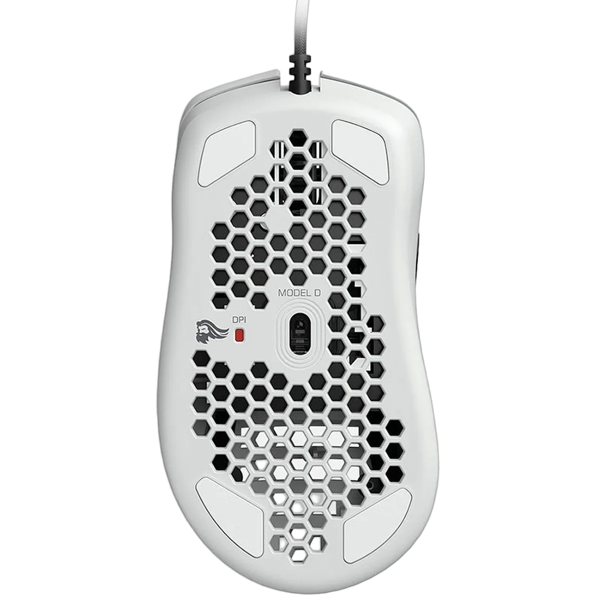 Glorious Model D - Filaire - RGB - Blanc, vue 2