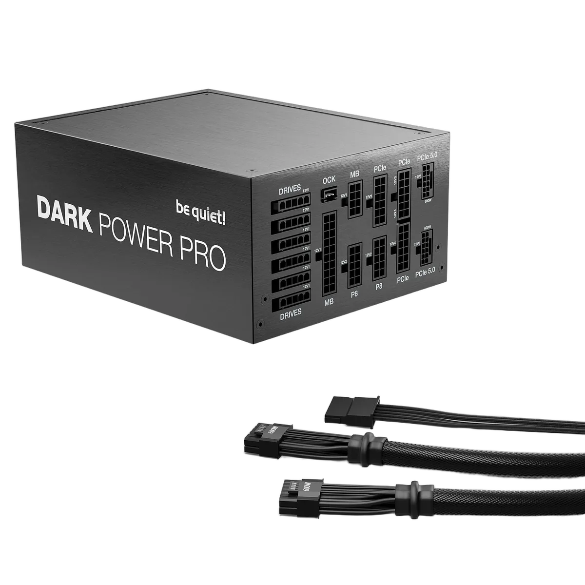 be quiet! ATX 1300W - Dark Power PRO 13 80+ TITANIUM - BN331, vue 3