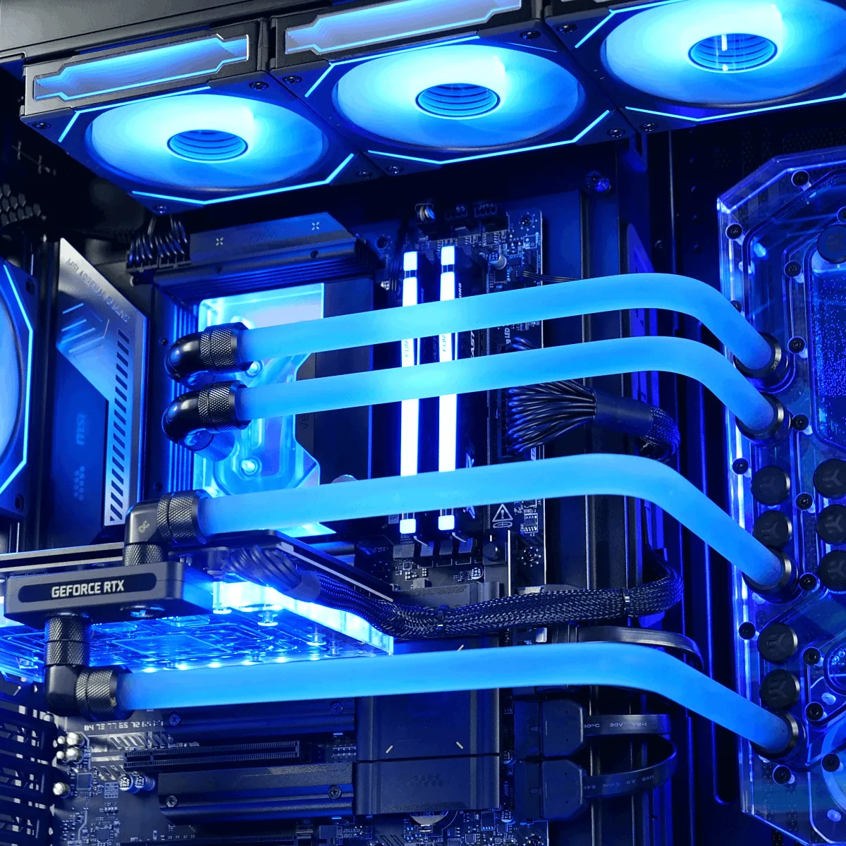 BLUE - 9800X3D/32Go/2To/5080, vue 5
