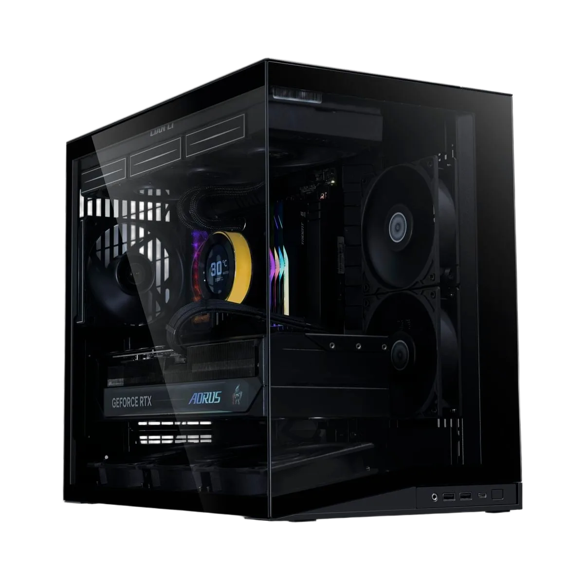 Lian-Li O11D Mini V2 Flow Noir - mT/Sans Alim/ATX, vue 2