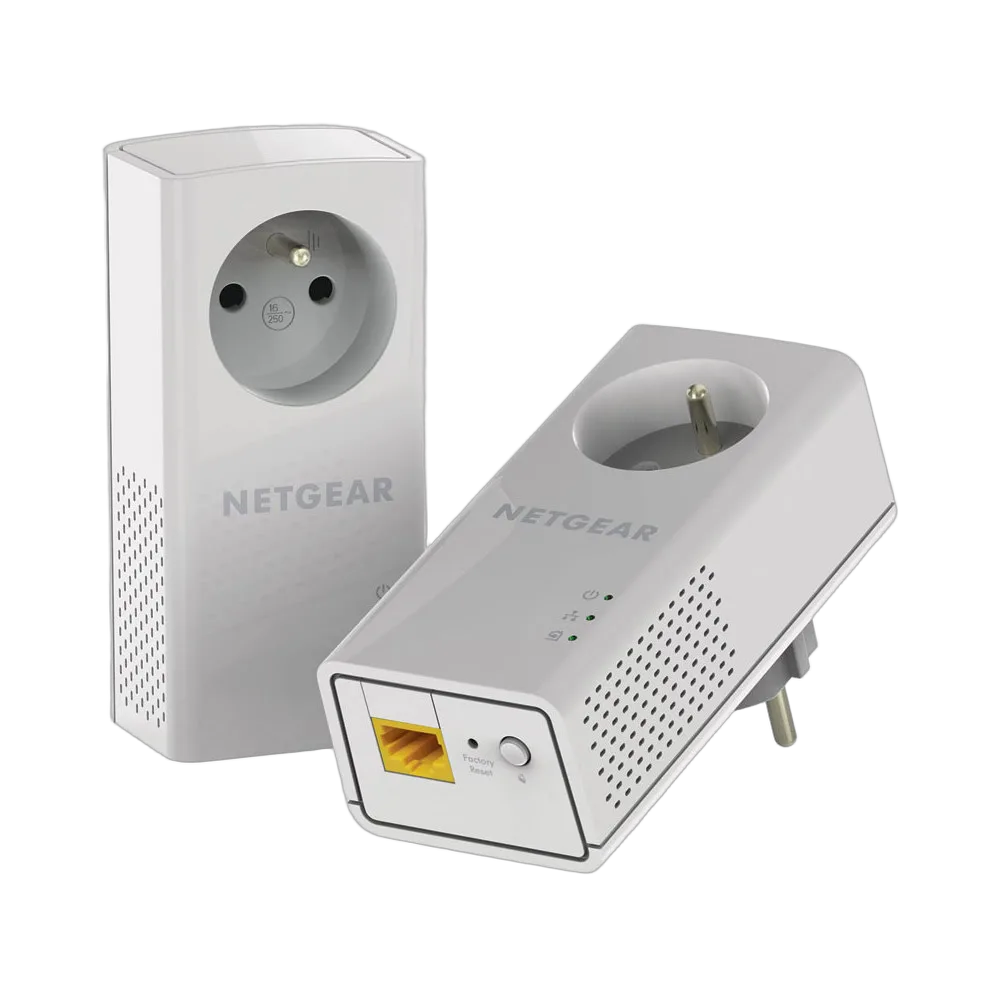 Netgear PLP1000 (1000Mb) avec prise - Pack de 2-Seconde Vie, vue 1