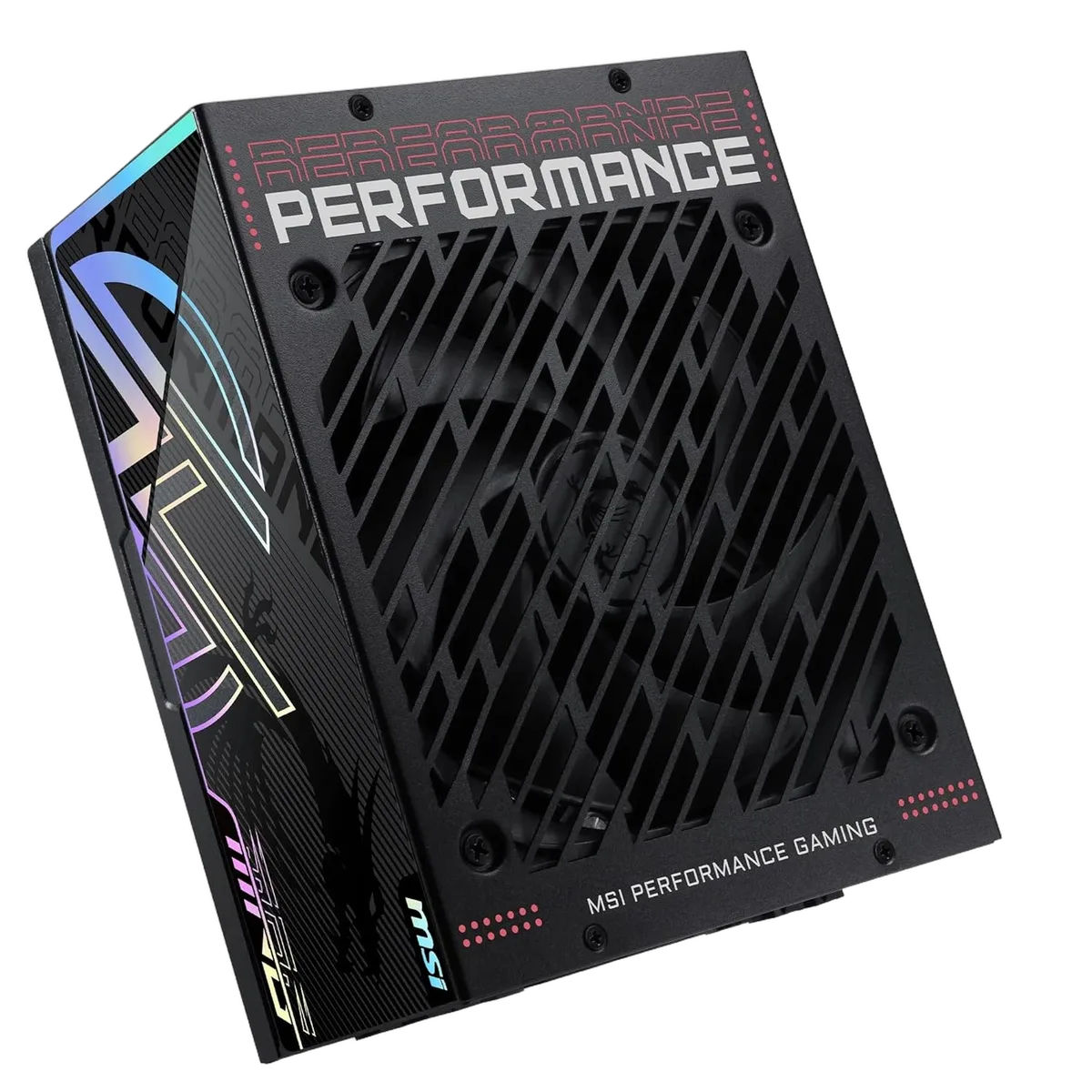 MSI ATX 1600W - 80 Plus Titanium - MPG Ai1600TS PCIE5 Noir, vue 2