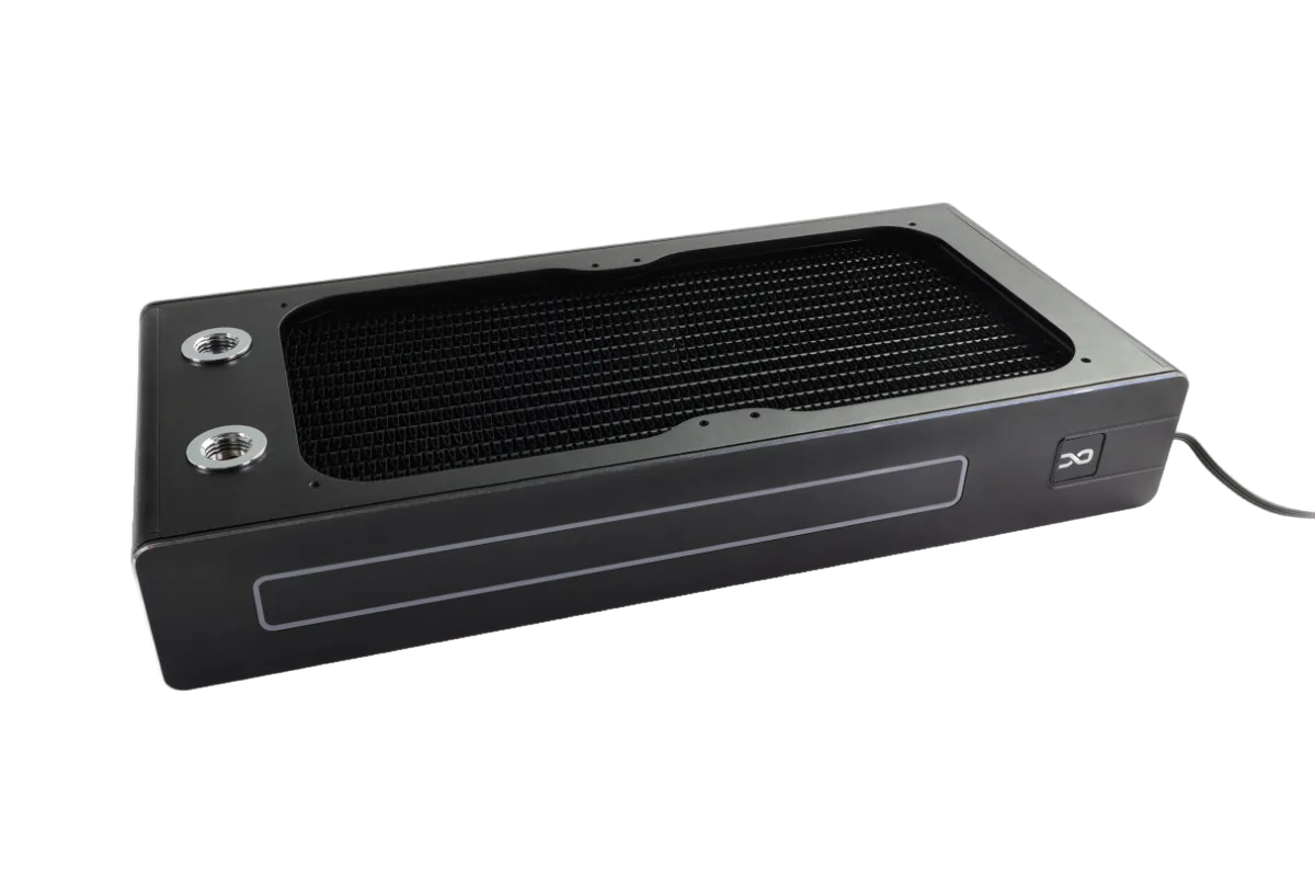 Alphacool Core XT45 Full Copper 240mm Radiator, vue 1